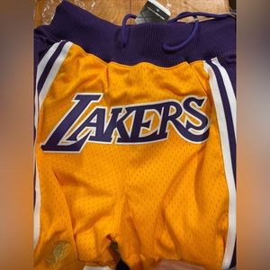 Just Don Lakers short